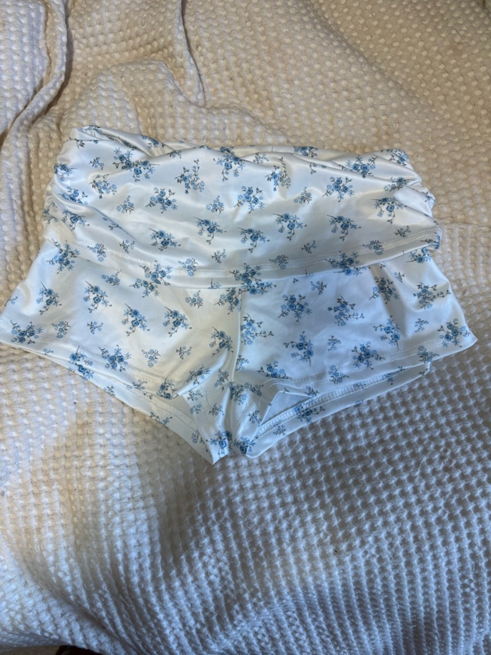 Women's Floral Sleep Set - Light Blue